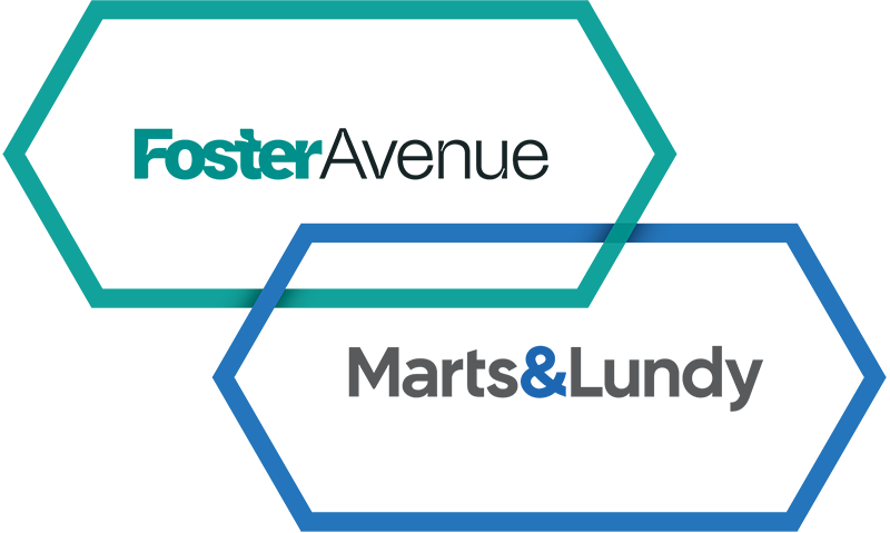 Foster Avenue and Marts&Lundy logos