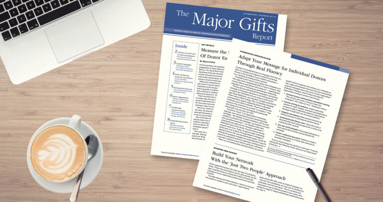 Adapt Your Message for Individual Donors Through Real Fluency