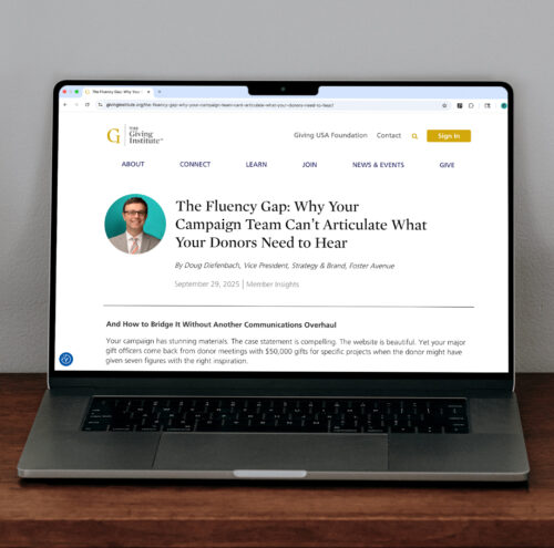 Re-post of Giving Institute Blog from Doug Diefenbach
